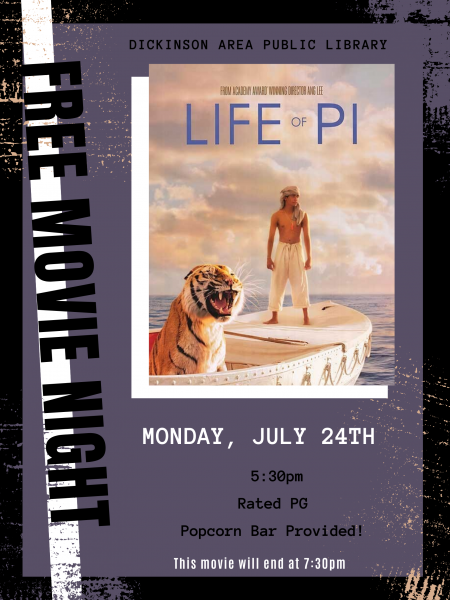 Image for event: Free Movie Night: The Life of Pi