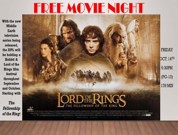 Image for event: Free Movie - The Fellowship of the Ring (PG-13)