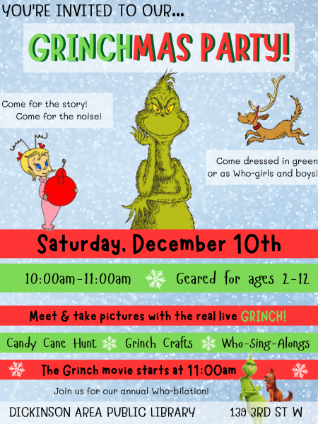 Image for event: Grinchmas Party