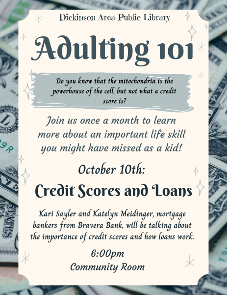 Image for event: Adulting 101: Credit Scores and Loans