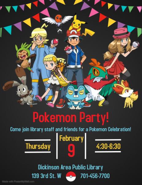 Image for event: Pok&eacute;mon Party (all ages)