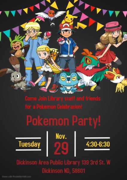 Image for event: Pok&eacute;mon Party (all ages)