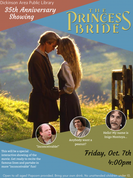 Image for event: Free Family Movie - The Princess Bride (All Ages)