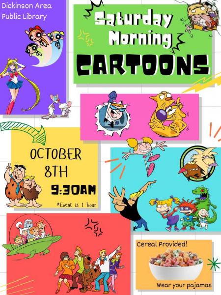 Image for event: Saturday Morning Cartoons (All ages)