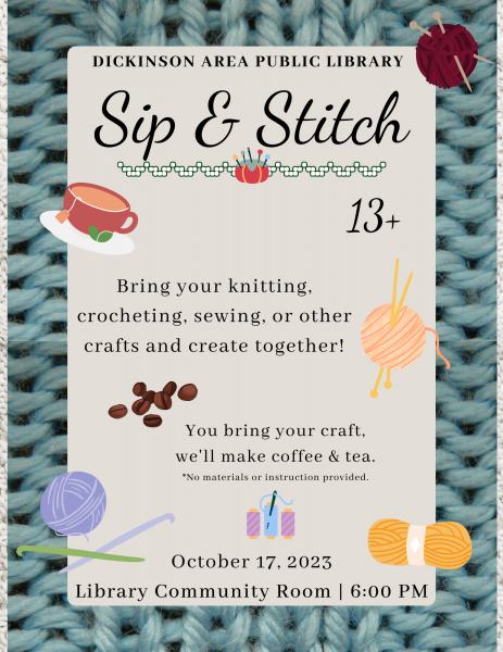 Image for event: Sip &amp;Stitch