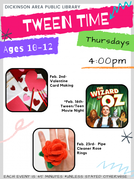 Image for event: Tween Time: Various Themes (Ages 10-12)