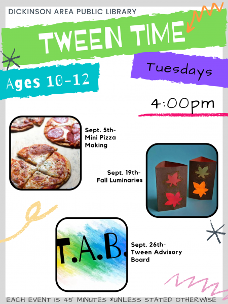Image for event: Tween Time