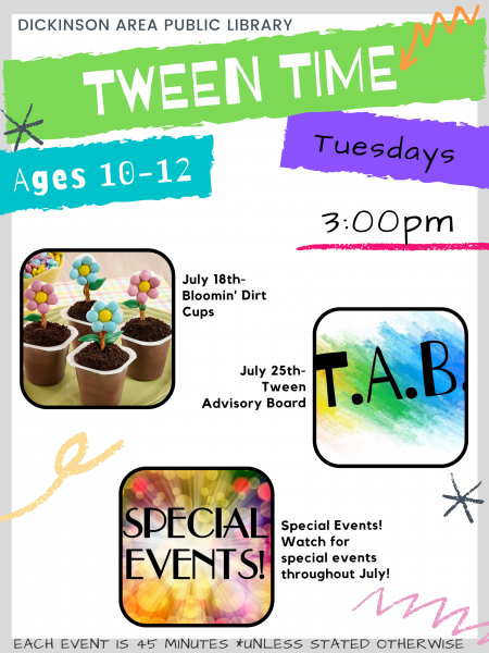 Image for event: Tween Time: Bloomin' Dirt Cups