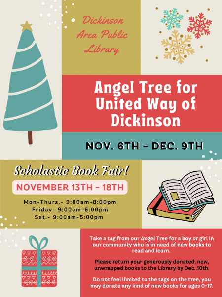 Image for event: Angel Tree of United Way of Dickinson