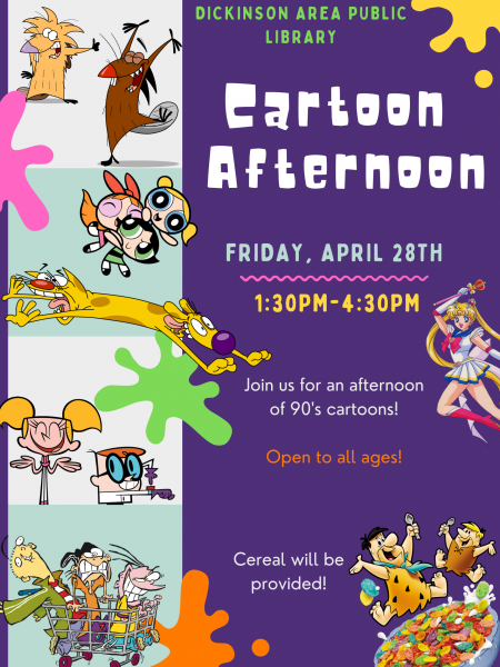 Image for event: Cartoon Afternoon