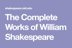 Works of William Shakespeare